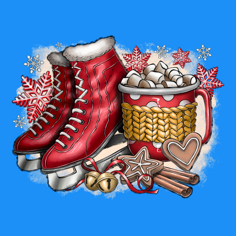 Christmas Ice Skating Classic Tee by CowhideDigitalArt | Teevron