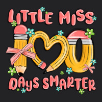 Little Miss 100 Days Smarter Vintage Tee | Teevron