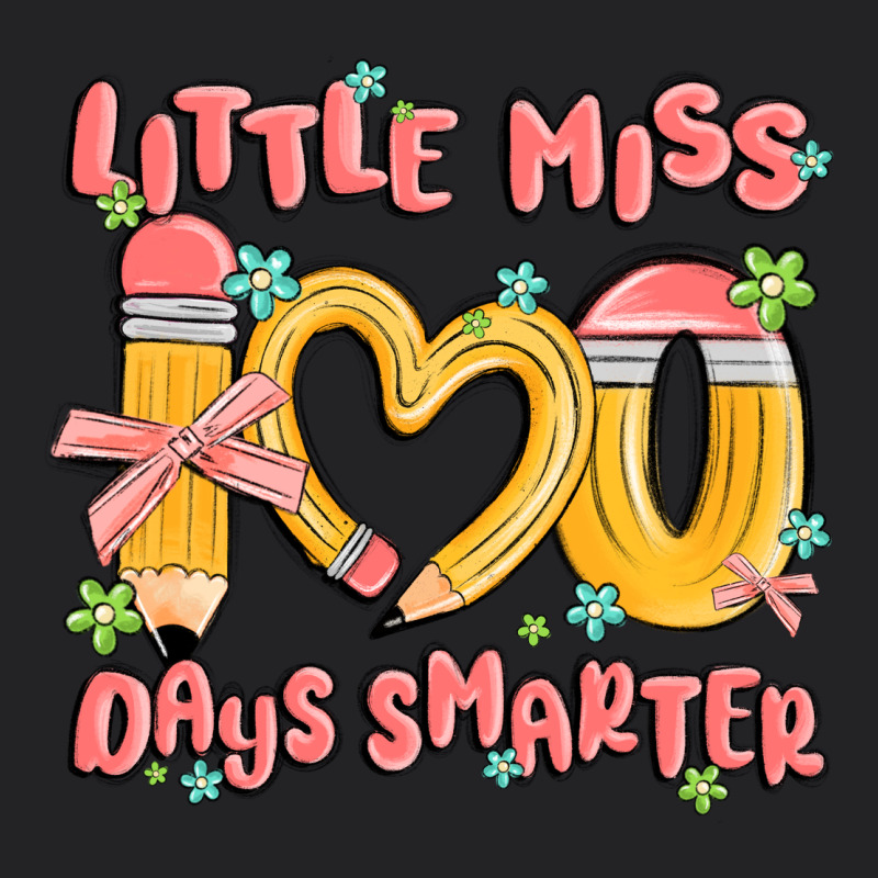 Little Miss 100 Days Smarter Vintage Tee by MaliasSmallBusiness | Teevron