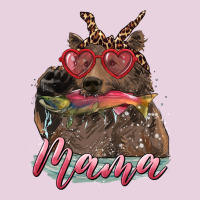 Mother's Day Glasses Leopard Bandana Mama Bear Hunting Fish Ladies Tee | Teevron