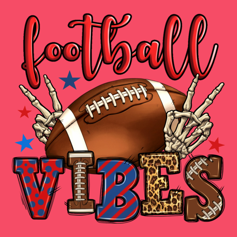 Football Vibes Red And Blue Premium Sweatshirt by HowdyJamesFarm | Teevron