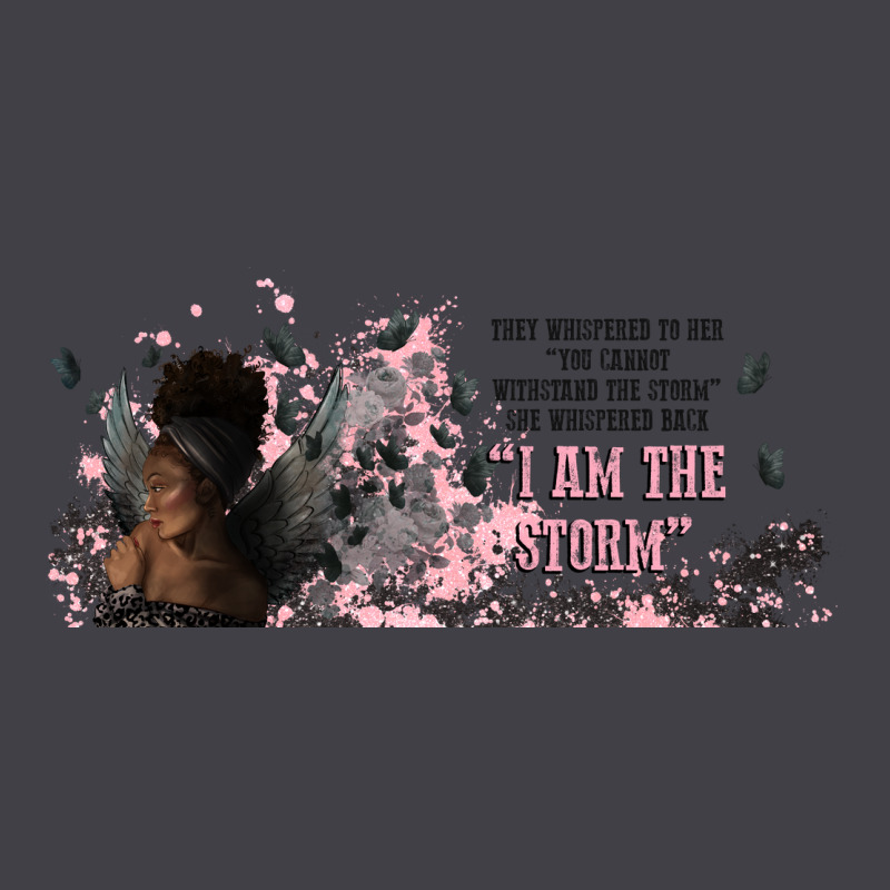 I Am The Storm With Girl And Butterflies Heavyweight Hoodie by TumblerDesignByShophia | Teevron