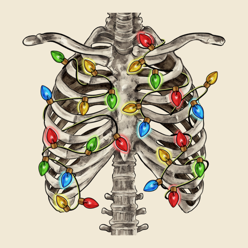 Christmas Rib Cage Ladies Tee by FaDigitalArtStudio | Teevron