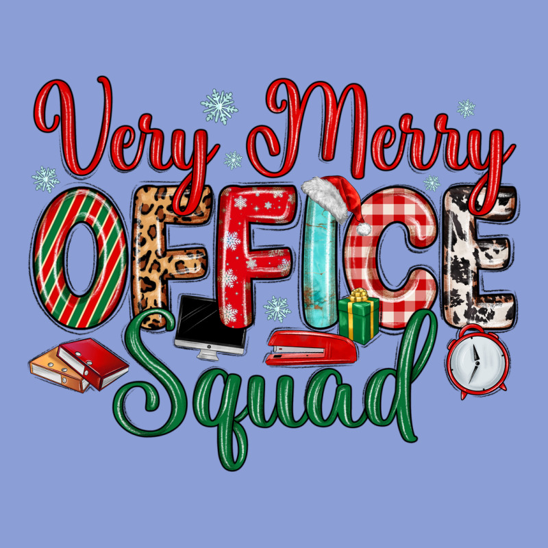 Very Merry Office Squad Long Sleeve Tee by MaliasSmallBusiness | Teevron