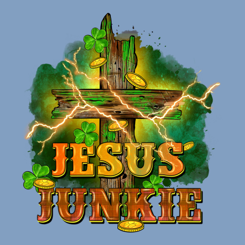 Jesus Junkie St. Patricks Day Urban Hoodie by FaDigitalArtStudio | Teevron