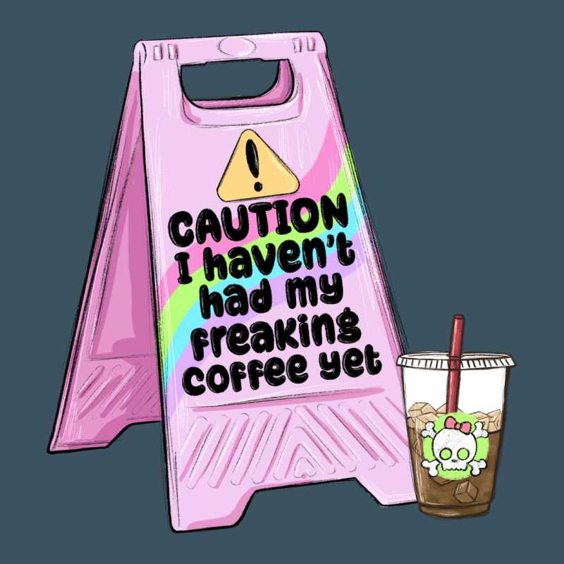 Caution I Haven't Had My Coffee Yet Urban Heavy Tee by MaliasSmallBusiness | Teevron