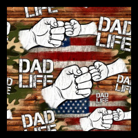 Dad Life Fist Bump Seamless Pattern Ladies Tee | Teevron