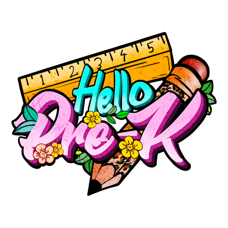 Hello Pre K Long Sleeve Tee by JahusDesignShop | Teevron