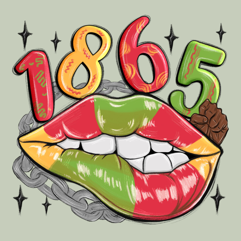 1865 Juneteenth Lips Classic Tee by MaliasSmallBusiness | Teevron