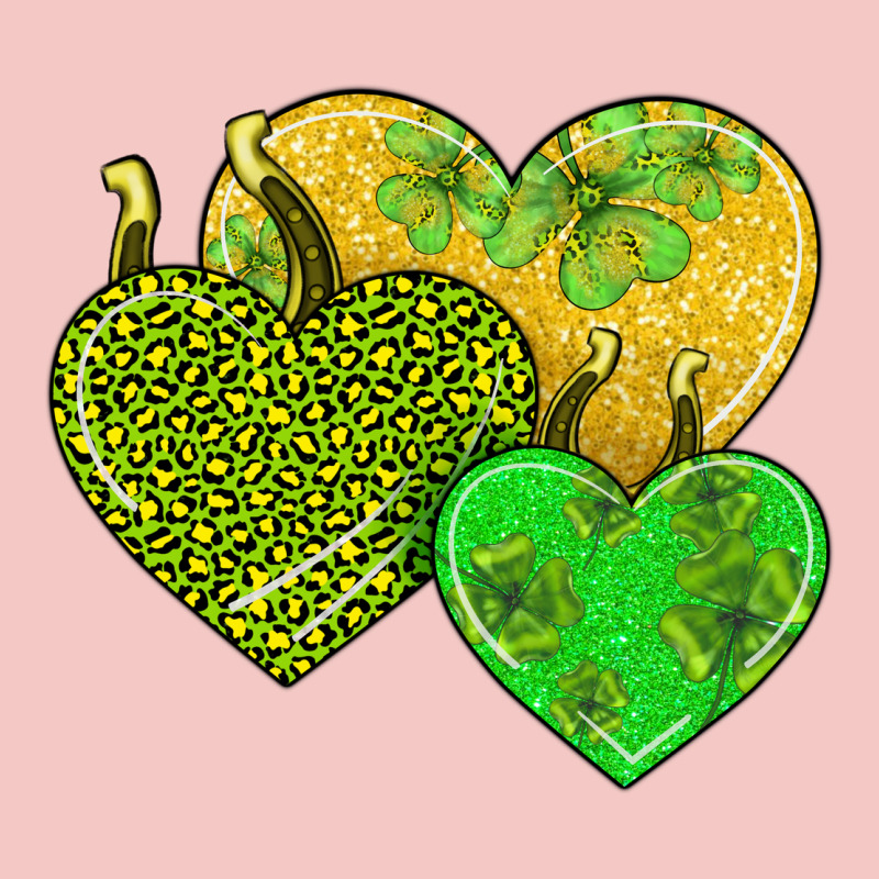 St Patricks Day Hearts Urban Heavy Tee by AdoDesignShop | Teevron