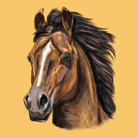 Quarter Horse Portrait Vintage Hoodie | Teevron