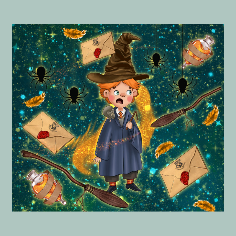 Wizard Boy With Mouse Premium Sweatshirt by TumblerDesignByShophia | Teevron
