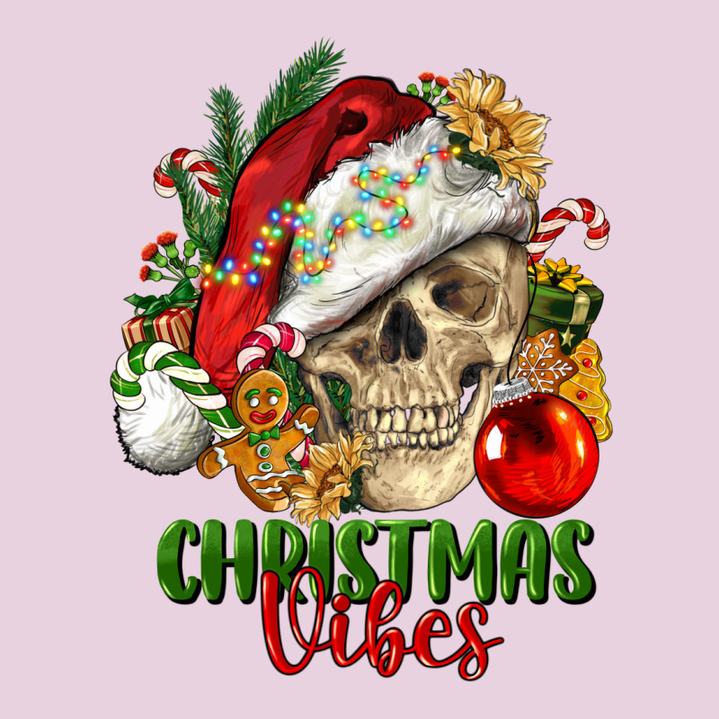 Christmas Vibes Human Skull Ladies Tee by FaDigitalArtStudio | Teevron