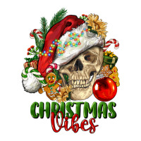 Christmas Vibes Human Skull | Teevron