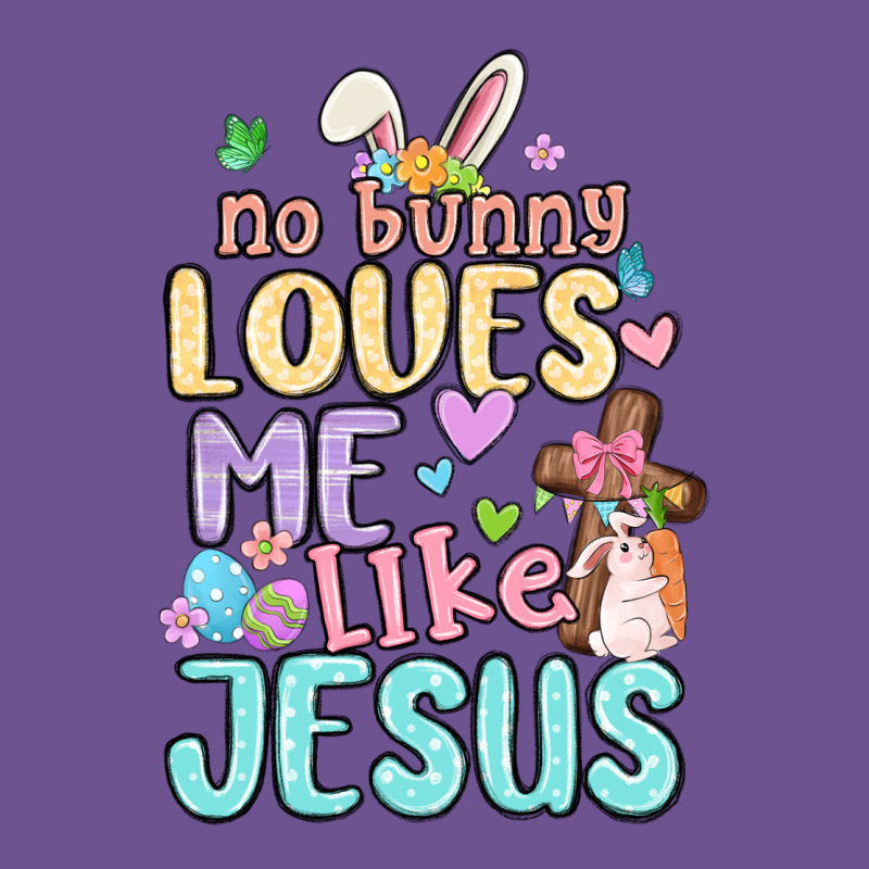 No Bunny Loves Me Like Jesus Vintage Tee by MaliasSmallBusiness | Teevron