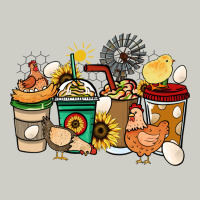 Chicken Coffee Cups Heavyweight Hoodie | Teevron