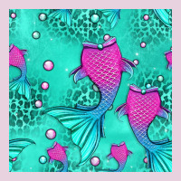 Mermaid Tail Seamless Pattern Ladies Tee | Teevron
