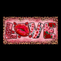 Pink Love Kiss Valentine's Day Ladies Tee | Teevron