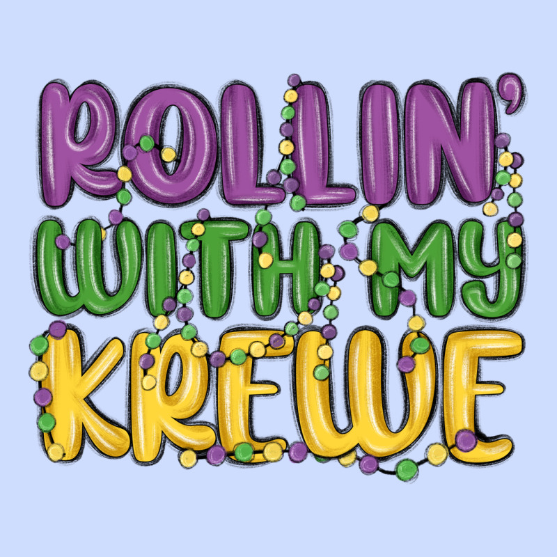 Rollin With My Krewe Urban Heavy Tee by MaliasSmallBusiness | Teevron