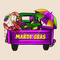 Mardi Grass Umbrella With Truck Urban Heavy Tee | Teevron