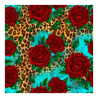 leopard roses seamless pattern | Teevron