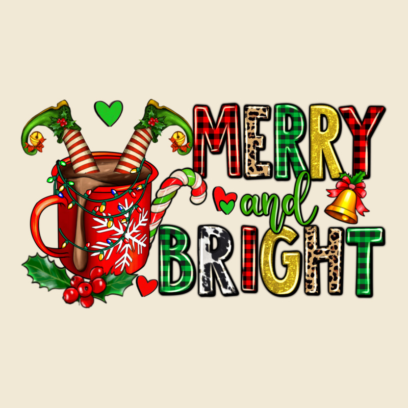 Merry And Bright Premium Tee by AdoDesignShop | Teevron