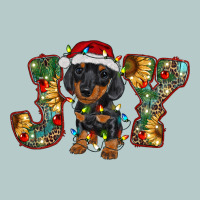 Dachshund Puppy Christmas Joy Heavy Core Tee | Teevron