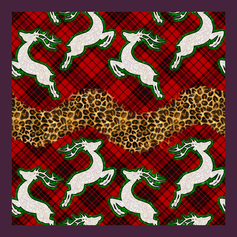 Christmas Deer And Plaid Seamless Pattern Premium Tee by BundleAndBundleShop | Teevron
