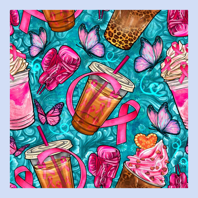 Breast Cancer Coffee Cups With Butterfly Seamless Pattern Bbs Urban Hoodie by BundleAndBundleShop | Teevron