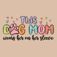 This Dog Mom Wears Her Heart On Her Sleeve Urban Heavy Tee | Teevron