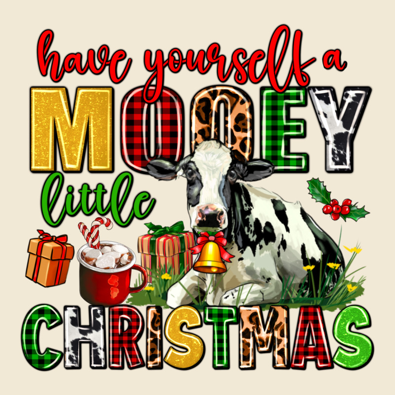 Have Yourself A Mooey Little Christmas Premium Tee by AdoDesignShop | Teevron