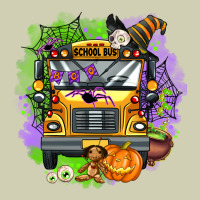 Halloween School Bus Heavy Core Tee | Teevron
