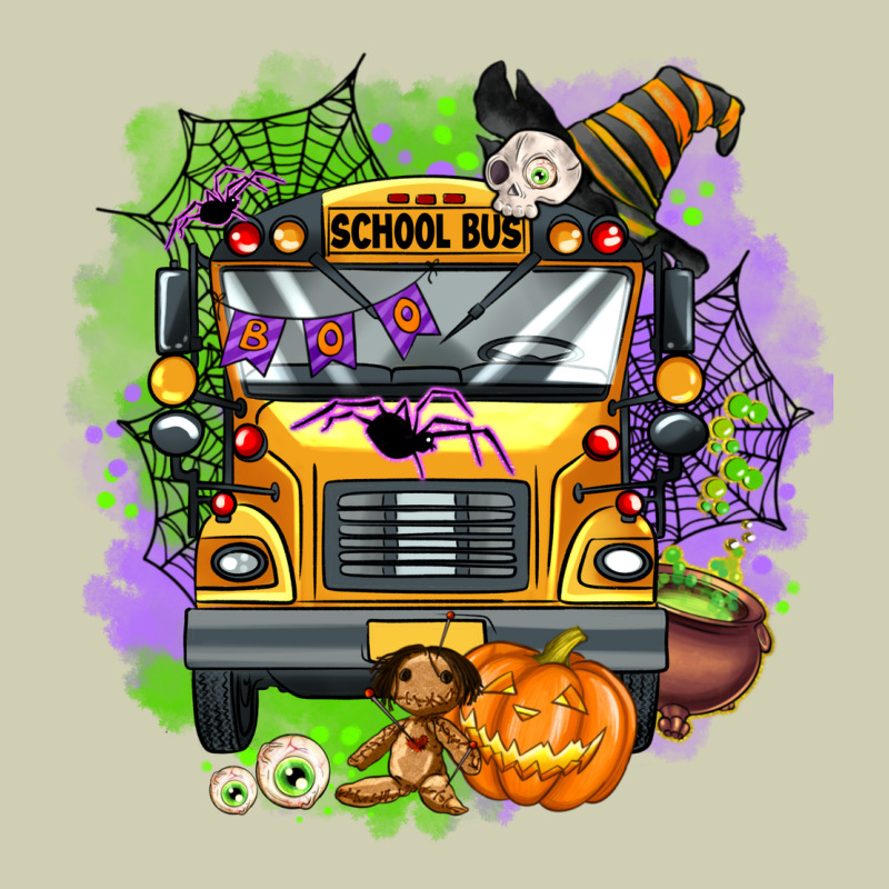 Halloween School Bus Heavy Core Tee by AdoDesignShop | Teevron