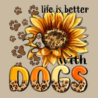 Life Is Better With Dogs Sunflower Long Sleeve Tee | Teevron