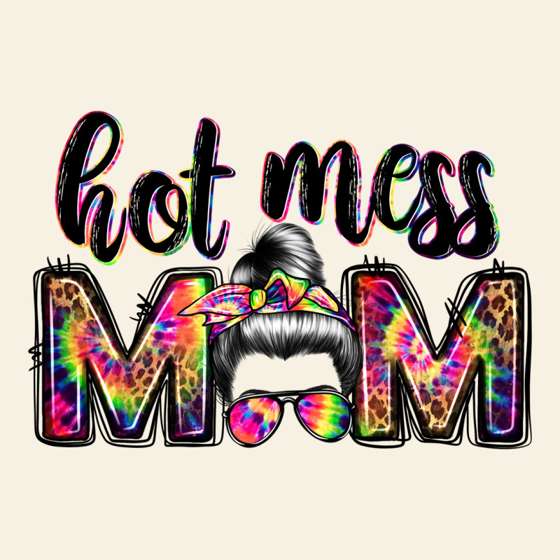 Hot Mess Mom Messy Bun Vintage Tee by JahusDesignShop | Teevron