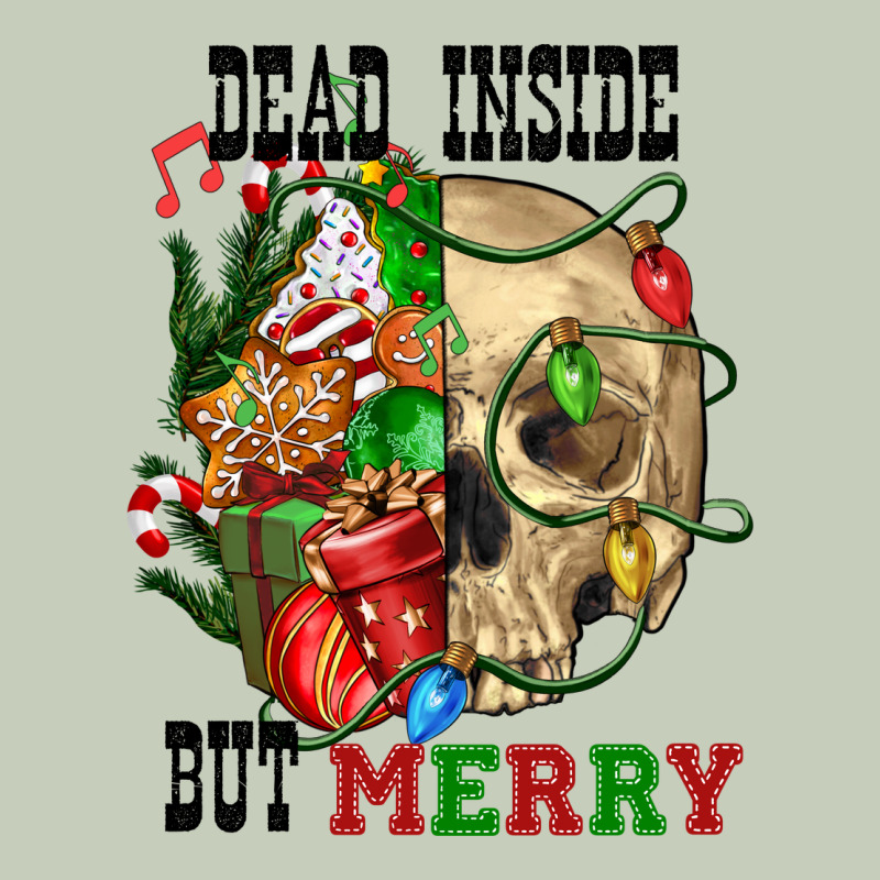 Dead İnside But Merry Human Skull Ladies Tee by FaDigitalArtStudio | Teevron