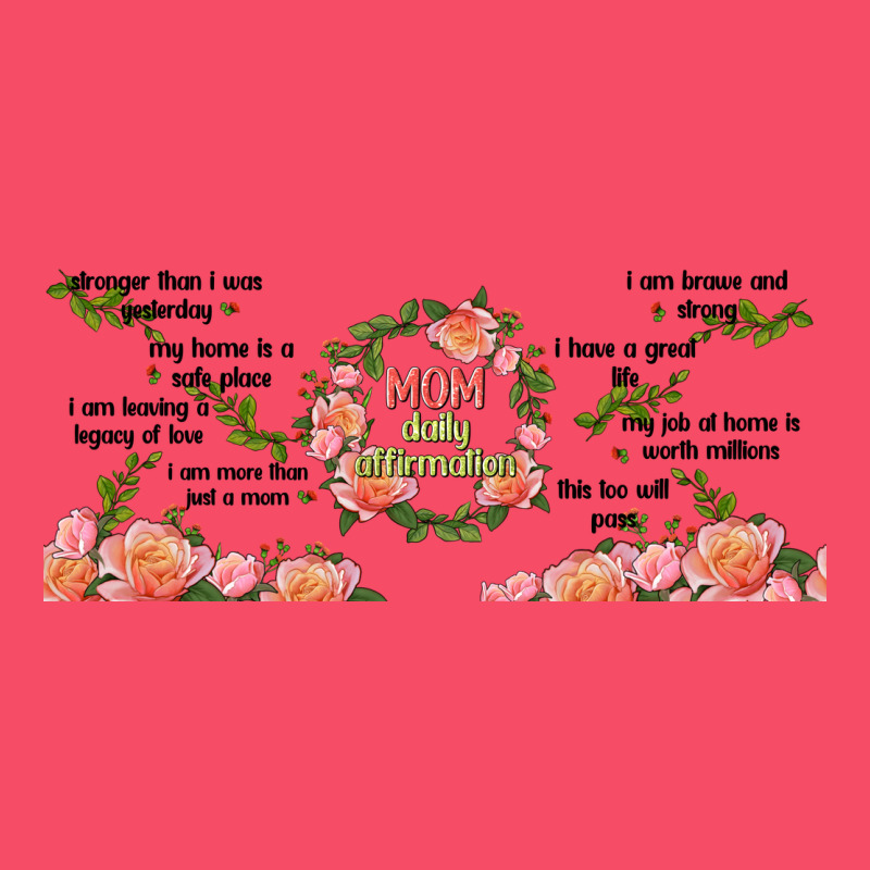 Mom Daily Affirmation Premium Sweatshirt by TumblerDesignByShophia | Teevron