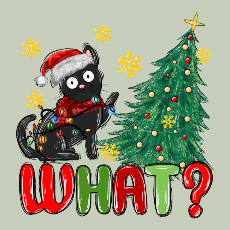Christmas  Cat  What Long Sleeve Tee by MaliasSmallBusiness | Teevron
