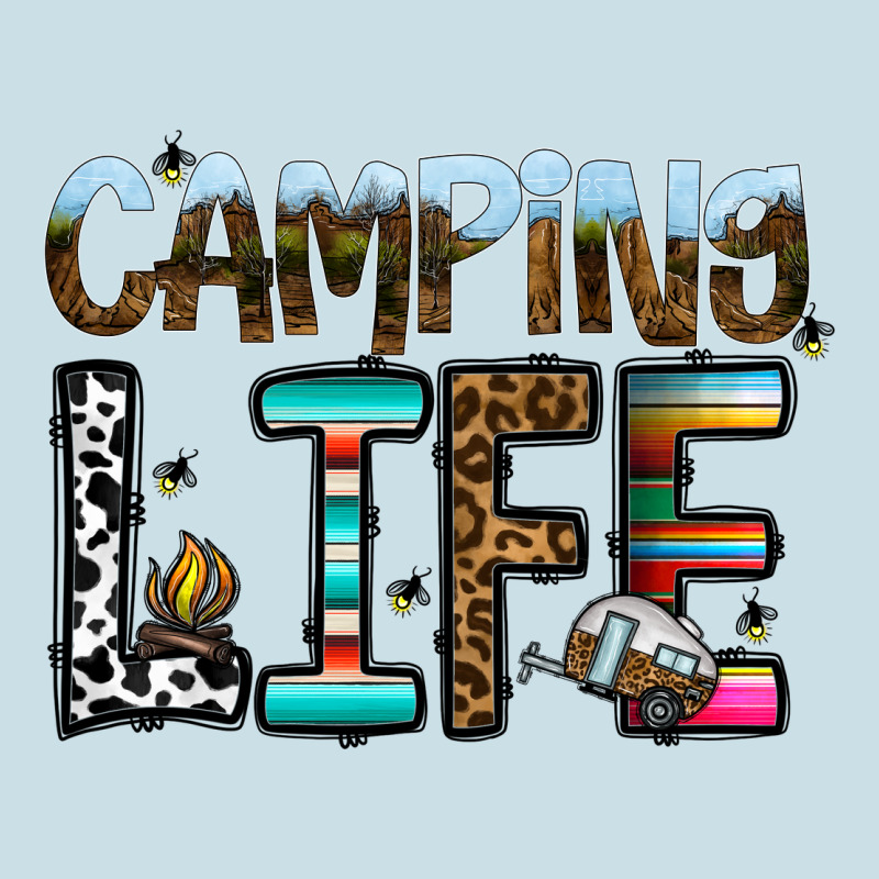 Camping Life Ladies Tee by CowhideDigitalArt | Teevron