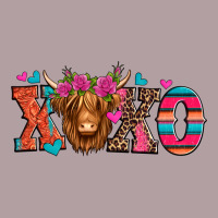Xoxo Valentine's Day Highland Cow Vintage Hoodie | Teevron