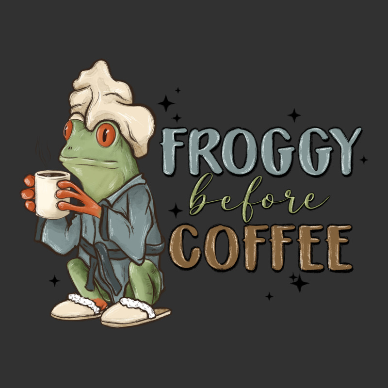 Froggy Before Coffee Urban Heavy Tee by MaliasSmallBusiness | Teevron
