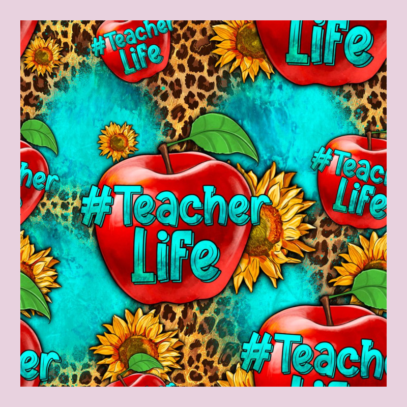Teacher Apple Seamless Pattern Ladies Tee by HRA Design Shop | Teevron