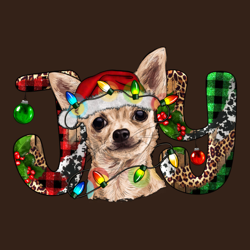 Christmas Chihuahua Joy Heavy Core Tee by BarkalooDesign | Teevron