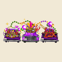 Mardi Gras Farm Trucks Ladies Tee | Teevron