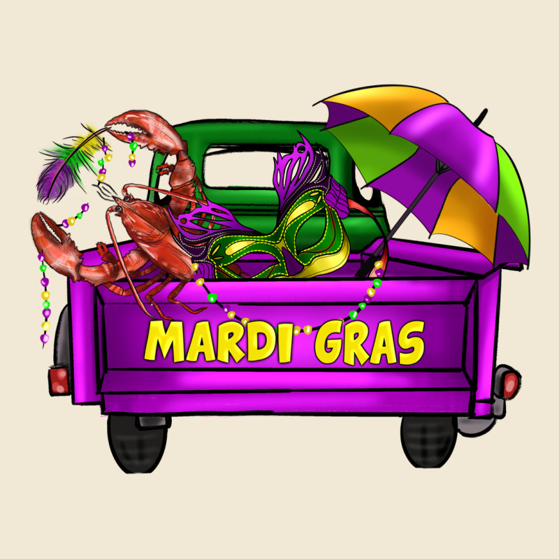 Mardi Grass Umbrella With Truck Premium Tee by AdoDesignShop | Teevron