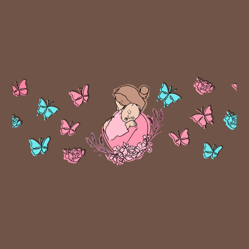 Butterflies And Mom Premium Sweatshirt by TumblerDesignByShophia | Teevron