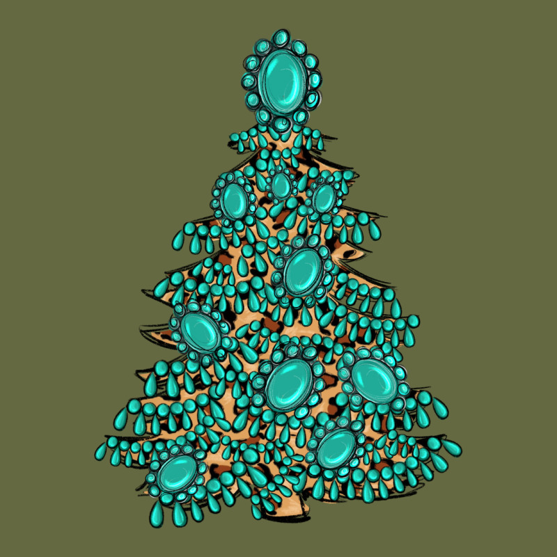 Christmas Tree With Gemstones Long Sleeve Tee by MaliasSmallBusiness | Teevron