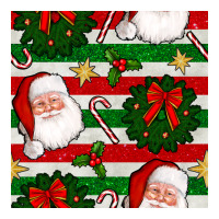 christmas  santa clause and ornaments seamless  pattern | Teevron