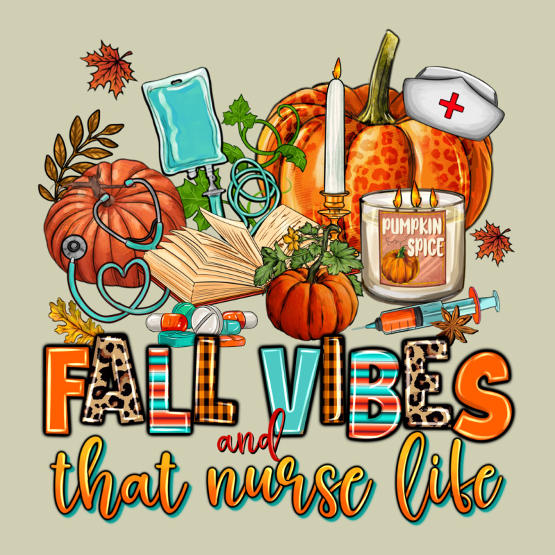 Fall Vibes And That Nurse Life Heavy Core Tee by AdoDesignShop | Teevron