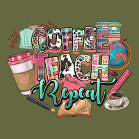 Coffee Teach Repeat Teacher Long Sleeve Tee | Teevron